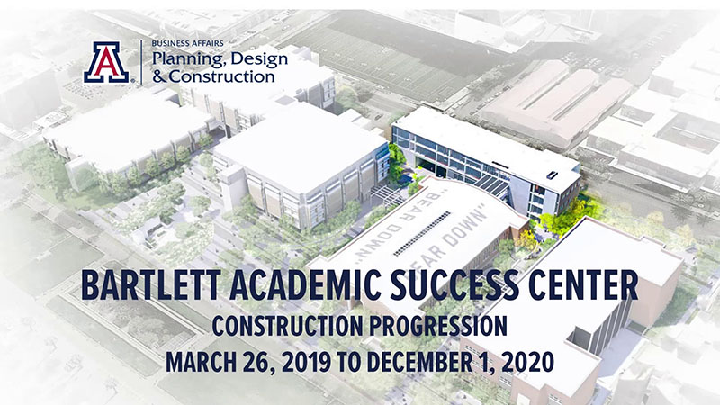 Bartlett Academic Success Center Drone Footage